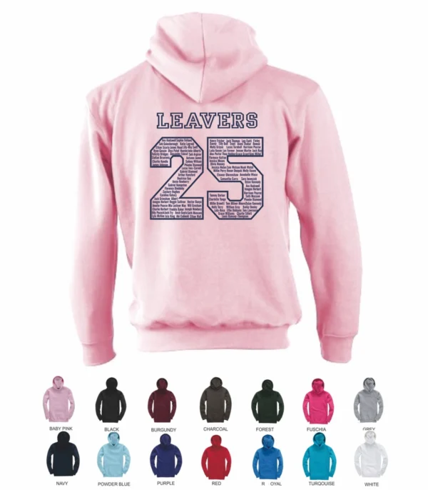 No Frills Senior W72  Budget Leavers Hoody From £12.98 + vat